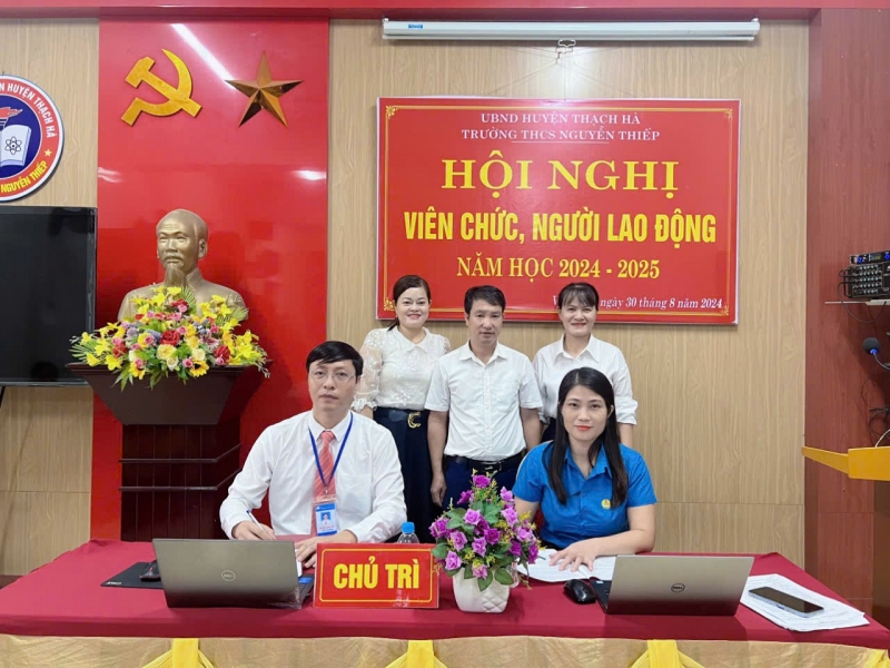 Thạch Hà: Hoàn thành Hội nghị Viên chức, người lao động năm học 2024-2025